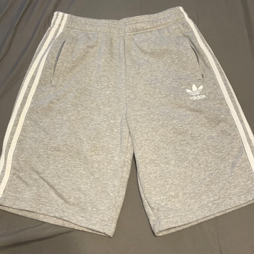 Grey Adidas Sweat Shorts